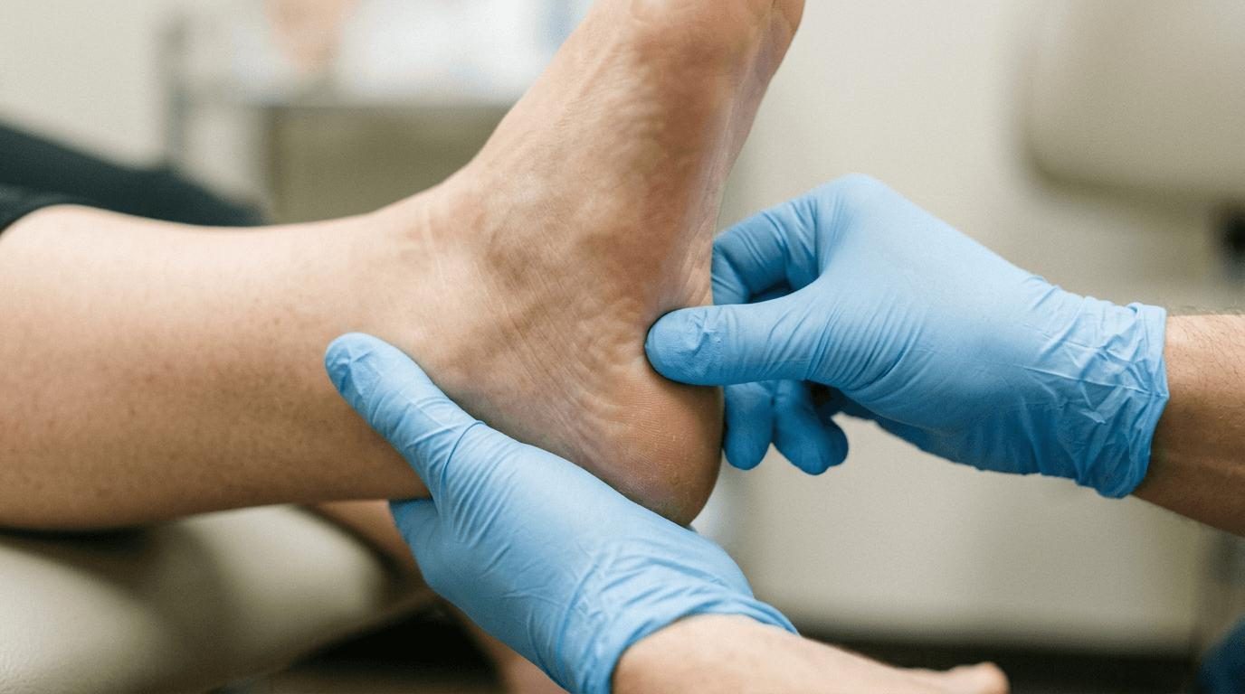 Heel pain and foot care